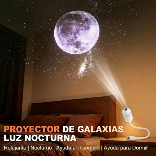 Proyector de estrellas y luz nocturna
