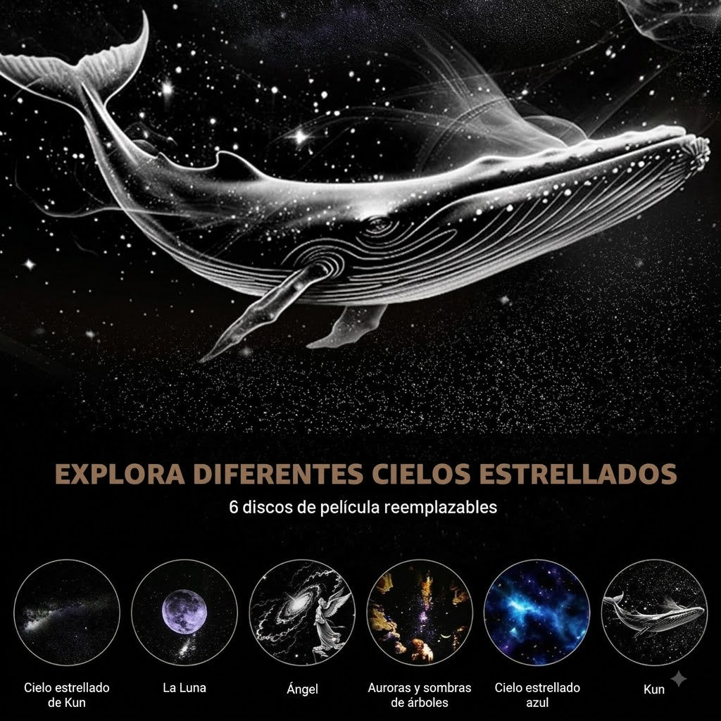 Proyector de estrellas y luz nocturna