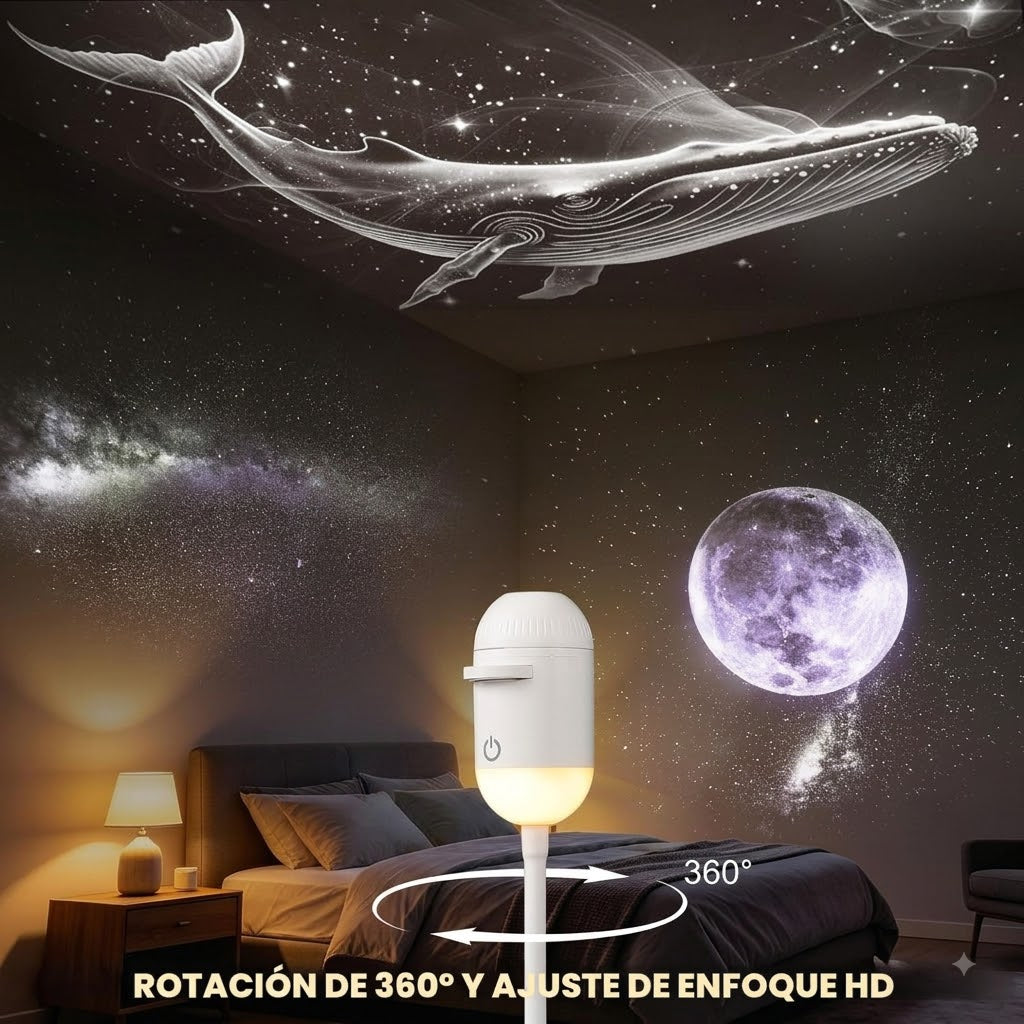 Proyector de estrellas y luz nocturna